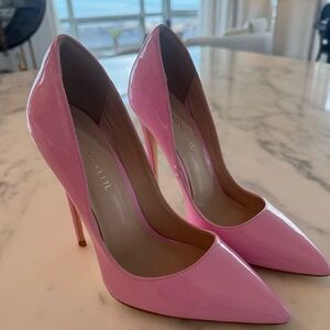 Cult of Coquette stilettos, 7, never worn outside, patent pink